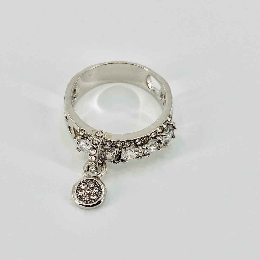 Belt Buckle Crystal Ring Sz8 JR01